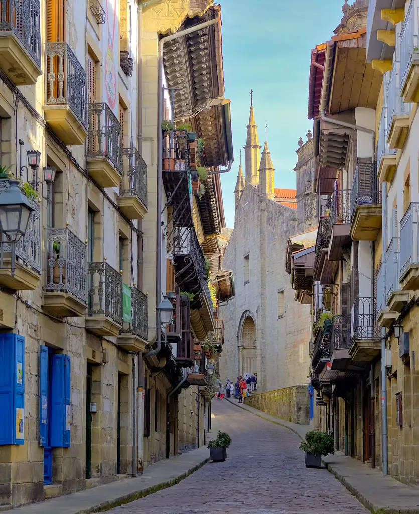 Medieval Alley, Hondarribia, Spain