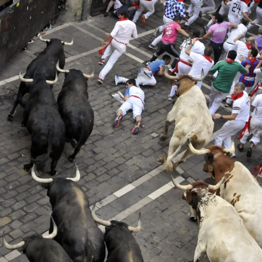 Encierro en la calle Mercaderes