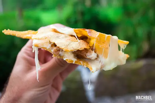 Talo de queso y chistorra