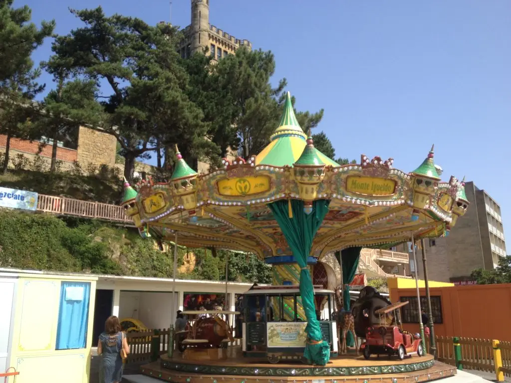 Igueldo Amusement Park in San Sebastian