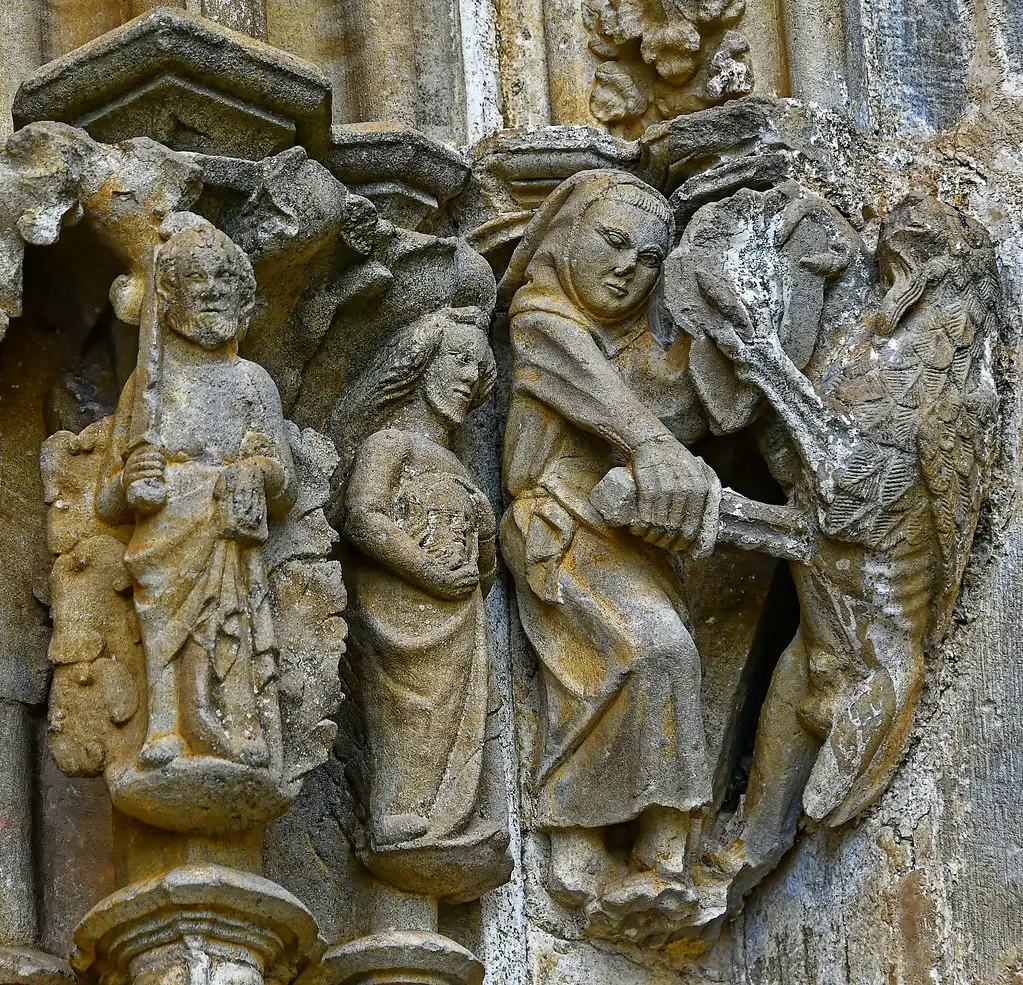 SPAIN - UJUE - Church-fortress Santa Maria de Ujué (57)