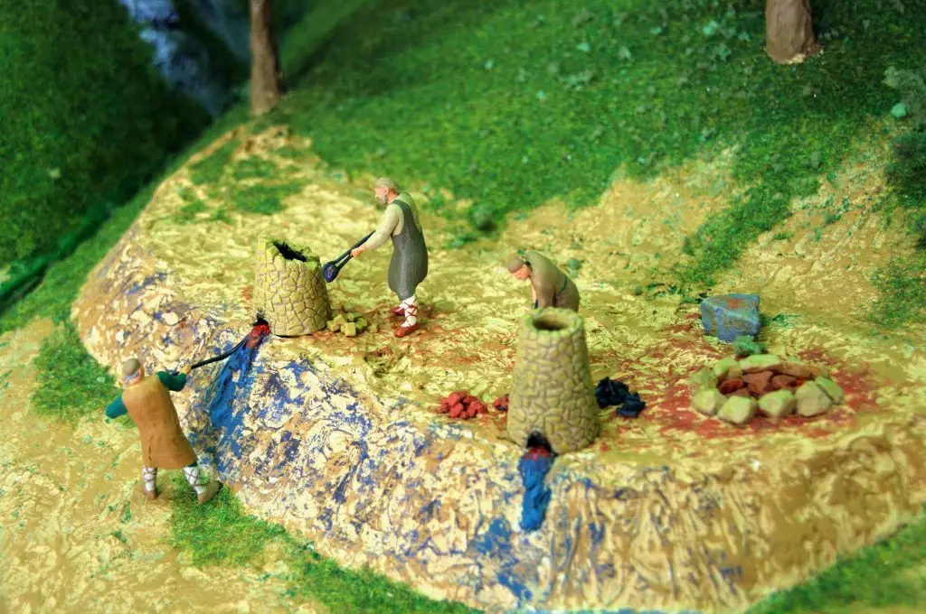 Ferrería de monte o haizeola (Museo de la Minería del País Vasco)