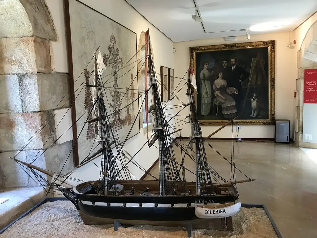 Fragata la Bilbaina en el Museo de las Encartaciones en la Casa de Juntas de Avellaneda