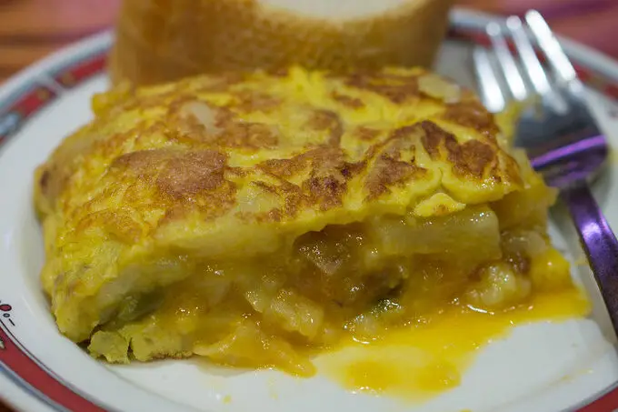 The tortilla; Bar Nestor Bar Nestor