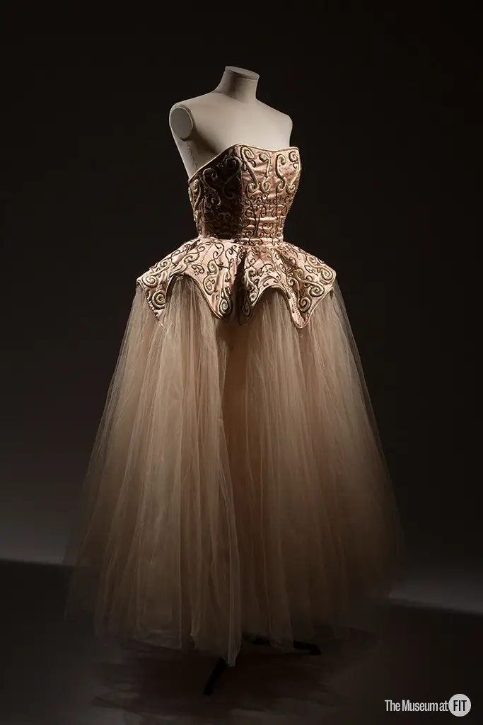 Cristobal Balenciaga for Hattie Carnegie evening dress