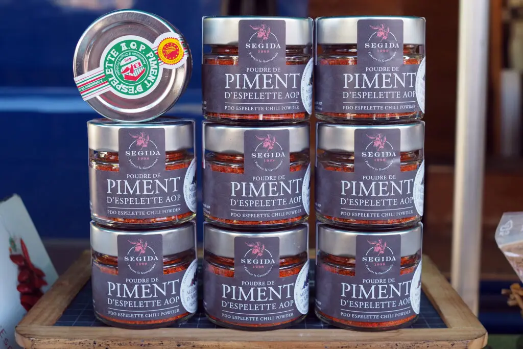 Espelette chili peppers